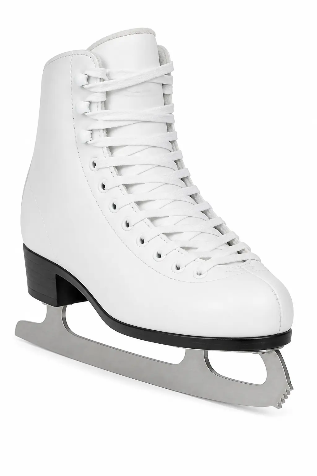 Eiskunstlaufschuh in der Schrägansicht